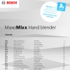 Инструкция по эксплуатации 1 для блендера Bosch MS8CM6160