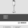 Инструкция по эксплуатации для блендера Bosch MSM 66050 RU