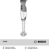 Инструкция по эксплуатации для блендера Bosch MSM 88190