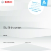 Инструкция по эксплуатации для духового шкафа Bosch HBA5560S0
