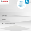 Инструкция по эксплуатации для духового шкафа Bosch HBF512BW1T