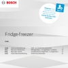 Инструкция по эксплуатации 1 для холодильника Bosch KGN362LDF