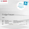 Инструкция по эксплуатации для холодильника Bosch KDN56XW31U