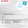 Инструкция по эксплуатации для холодильника Bosch KGN55VL21U