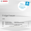 Инструкция по эксплуатации для холодильника Bosch KGN86AW32U