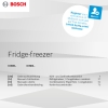 Инструкция по эксплуатации для холодильника Bosch KIN86NSF0