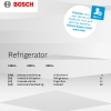 Инструкция по эксплуатации для холодильника Bosch KIR31VFE0