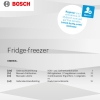 Инструкция по эксплуатации на немецком языке 2 для холодильника Bosch KBN96NSE0