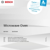 Инструкция по эксплуатации для микроволновой печи Bosch BER7321B1